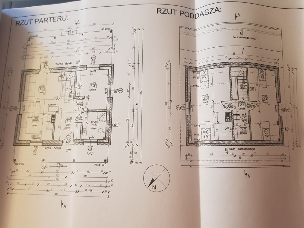 Materiał na dom z bali plus projekt,wieźba(nowa) okna,konstr na strop