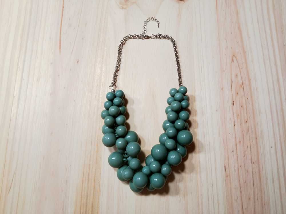 Colar Bolas Verdes -  50 cm