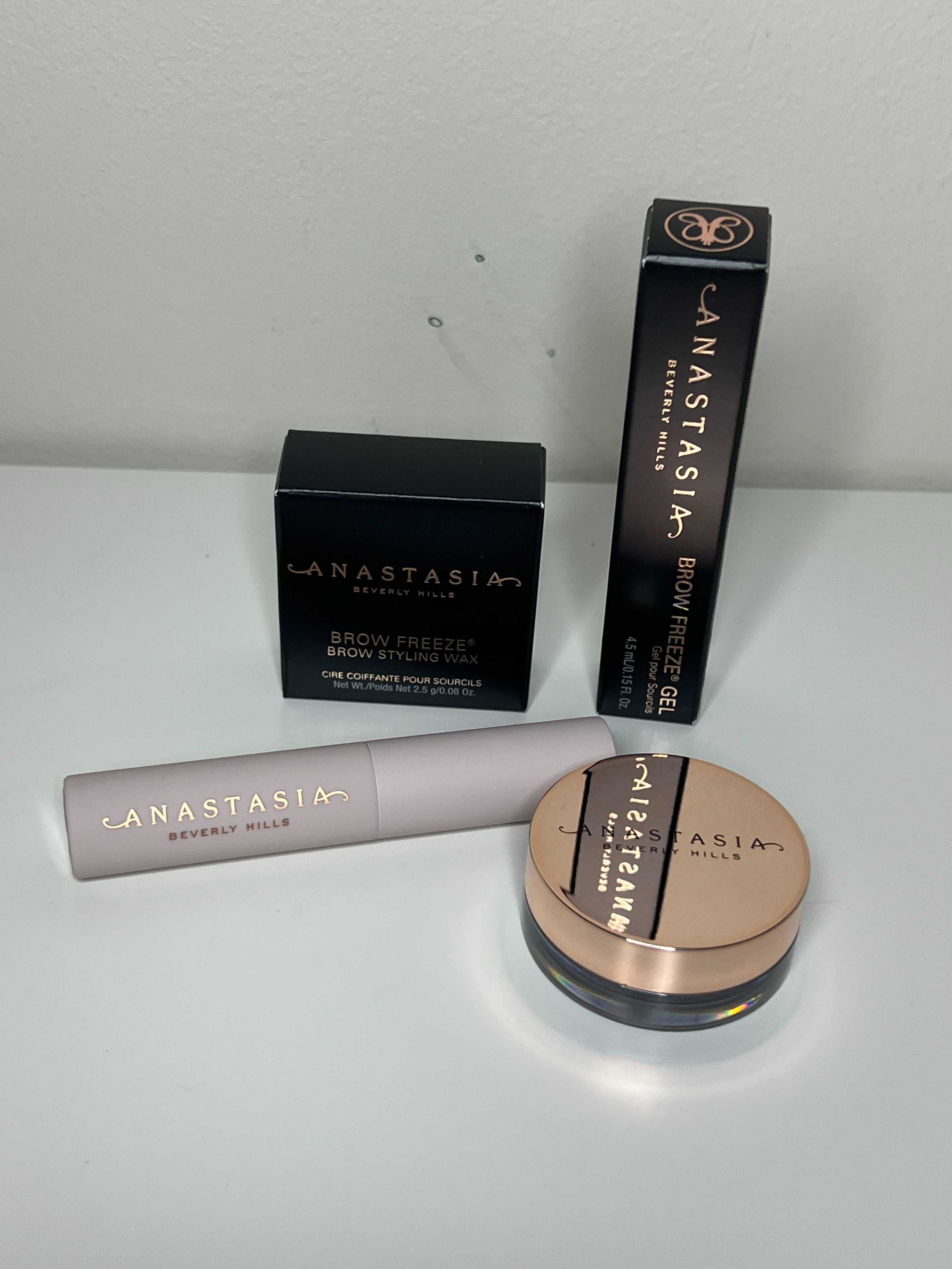 Anastasia Beverly Hills Brow Zestaw do brwi Freeze Gel wosk travel