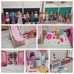 Barbie, lalki + akcesoria, ubrania, meble, kuchnia, sklep i inne.