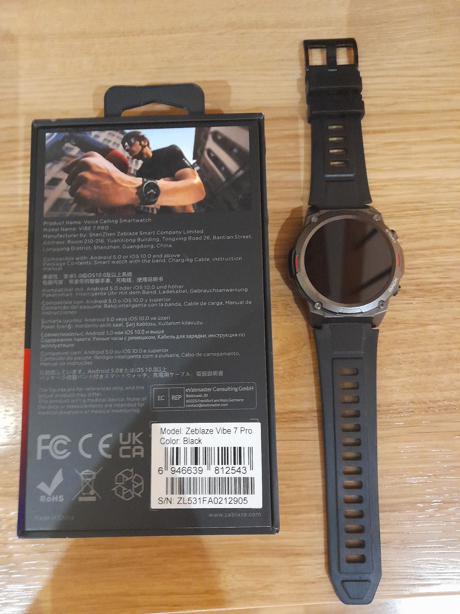 Smartwatch Zeblaze Vibe 7 Pro nówka