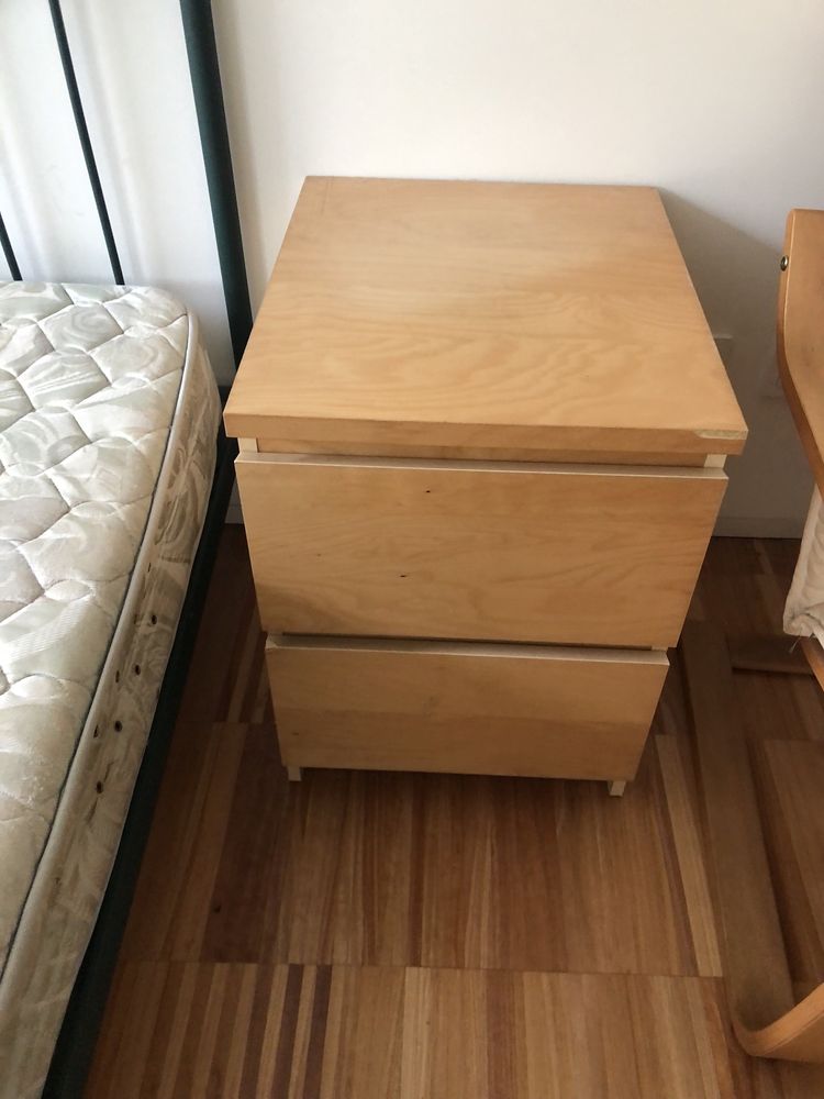 2 cabeceiras MALM IKEA castanhas