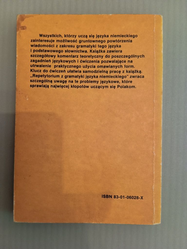 Książka "Repetytorium z gramatyki języka niemieckiego" - Stanisław Bęz