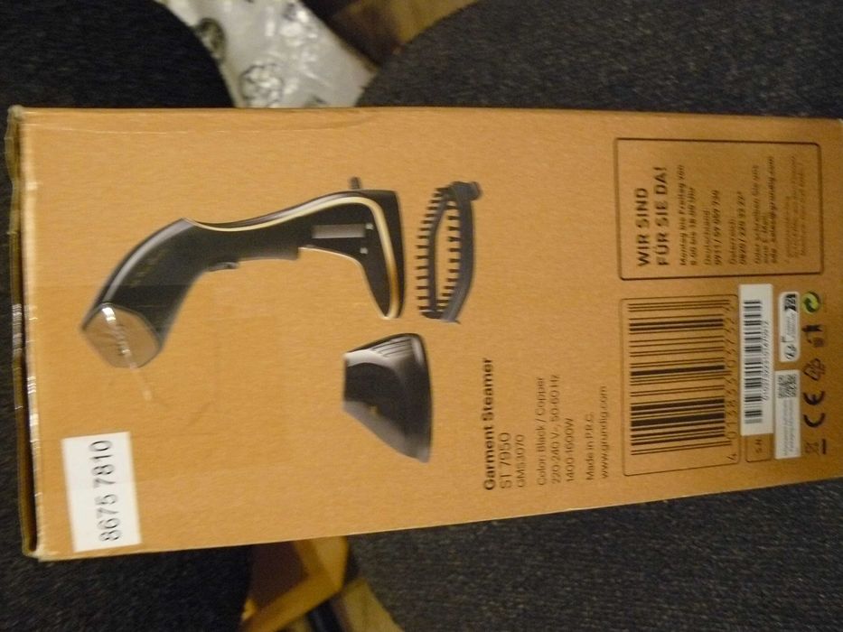 Parownica do ubrań GRUNDIG 1600W szczotka parowa ceramiczna