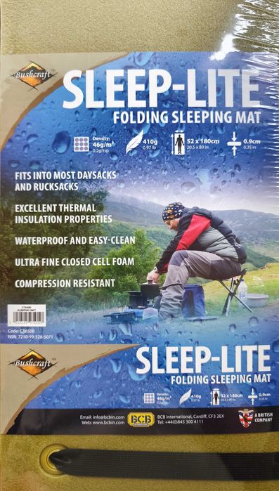 Продам новый тактический складной каремат Sleep-Lite  от компании BCB