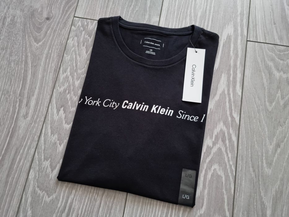 Оригінальна футболка Calvin Klein, розмір L, чоловіча футболка кельвін