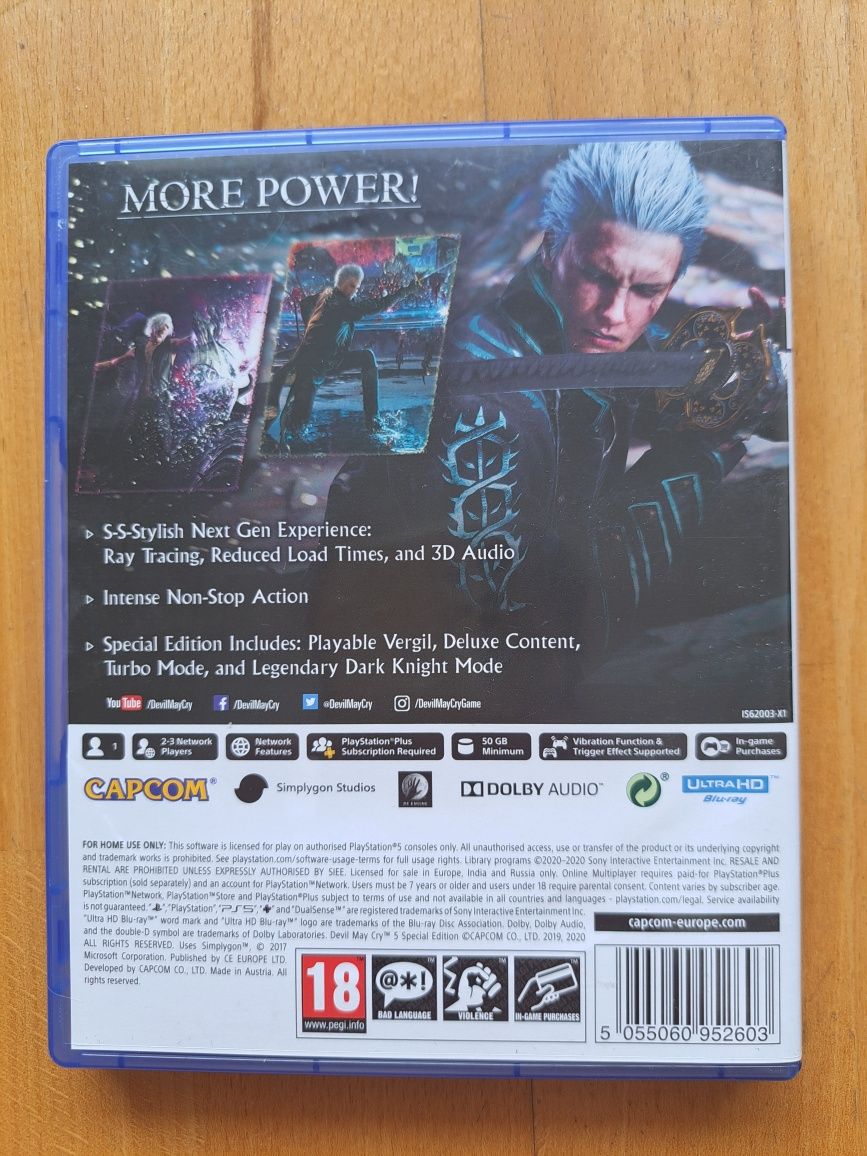 Devil May Cry 5 Special Edition PS5.