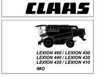 Instrukcja obsługi kombajnu Claas Lexion IMO PL