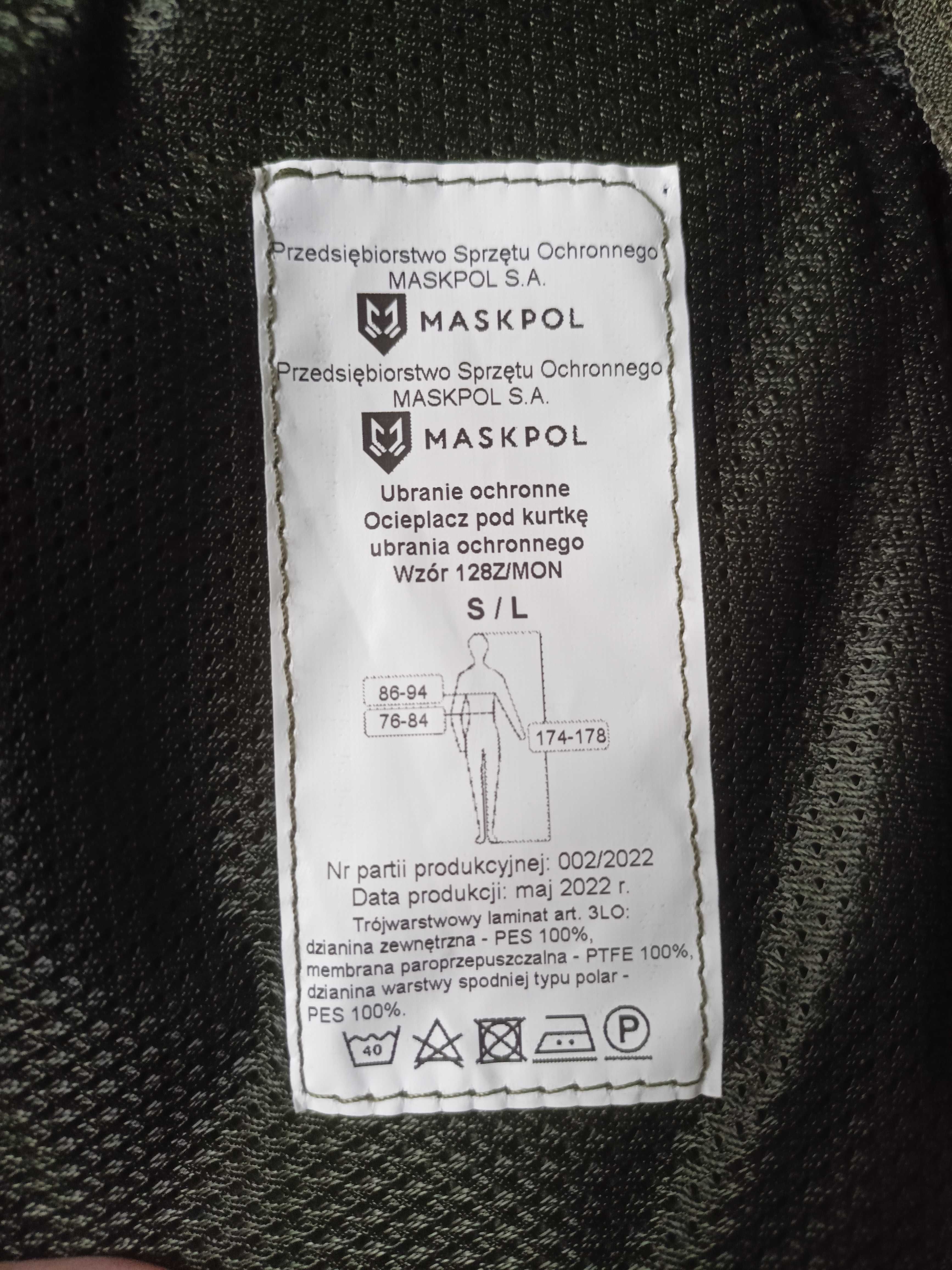 Ubranie ochronne wzór 128Z/MON goreteks gore-tex rozmiar S/L