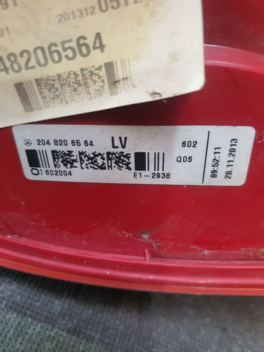 Задній стоп Mercedes-Benz w204 c-class універсал