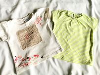 2 bluzeczki 1 nowa 2 st idealny 12-18 m 80-86 cm ladybi letnie