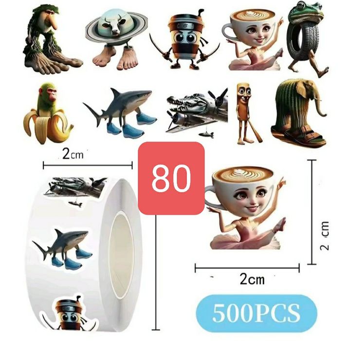 М'які іграшки меми Brainrot Тралалело Тралала, Бонека Амбалубу та інші