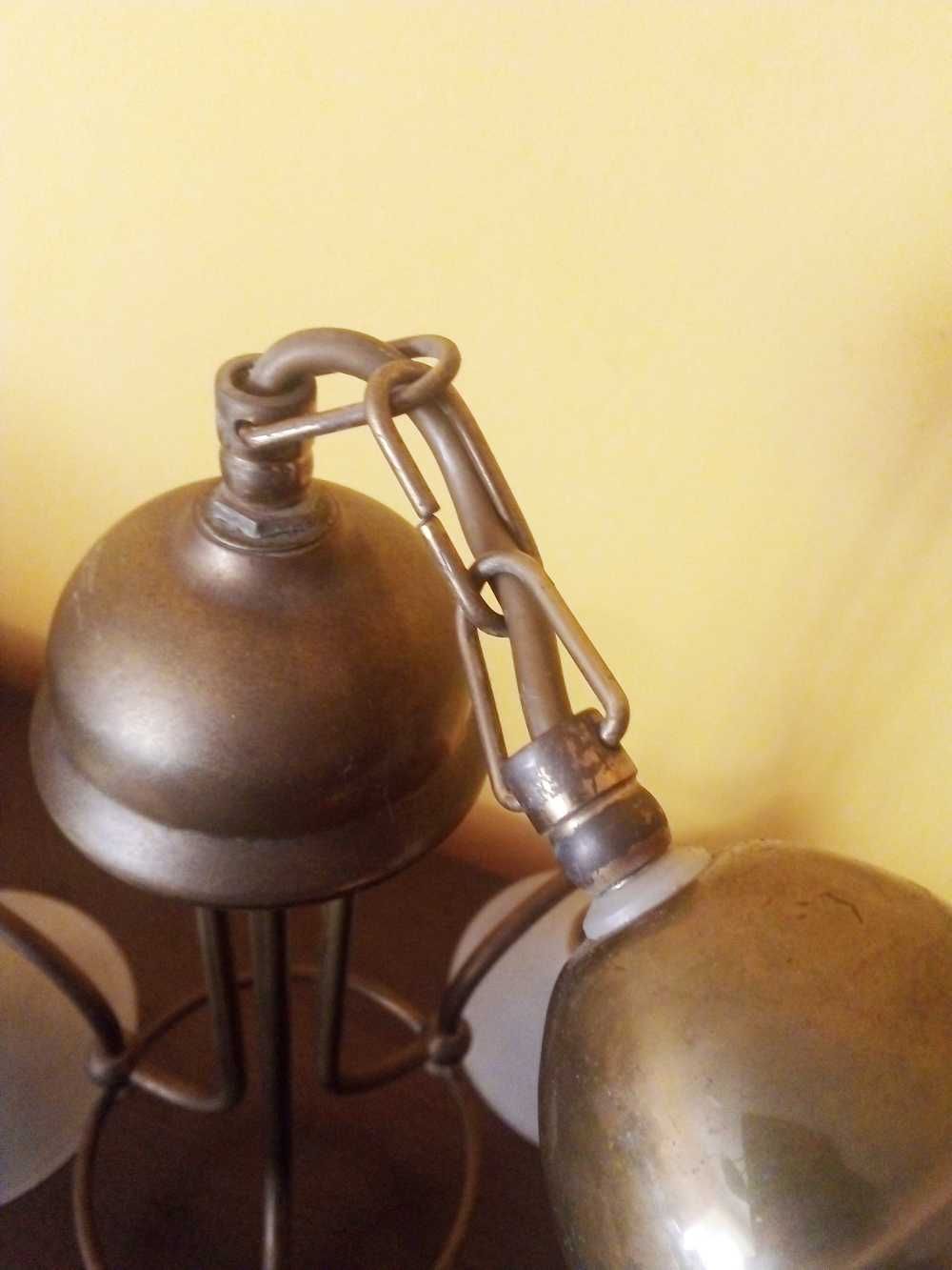 żyrandol Amplex mosiądz vintage retro