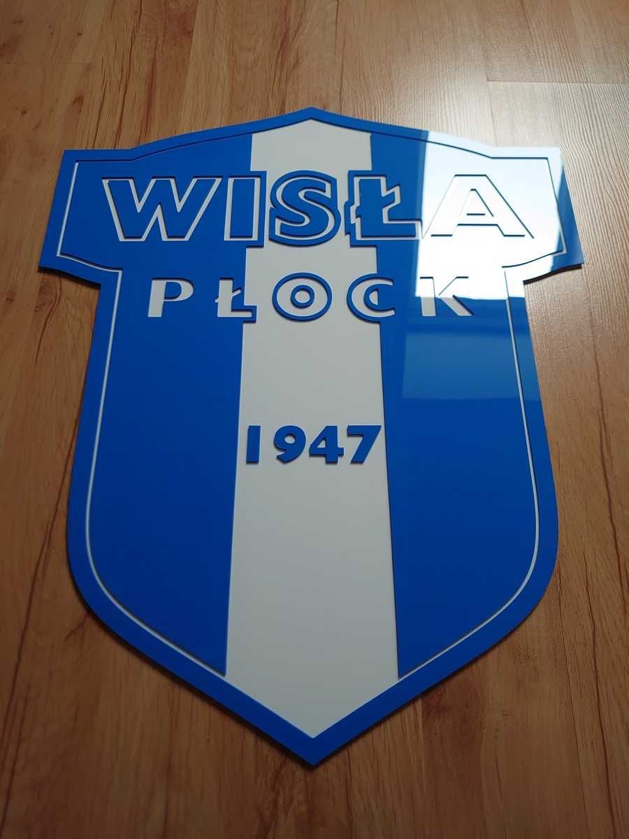 Wisła Płock Herb 3D na ścianę prezent dla męża chłopaka