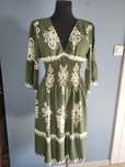 Sukienka zielona boho, S, M, 36, 38