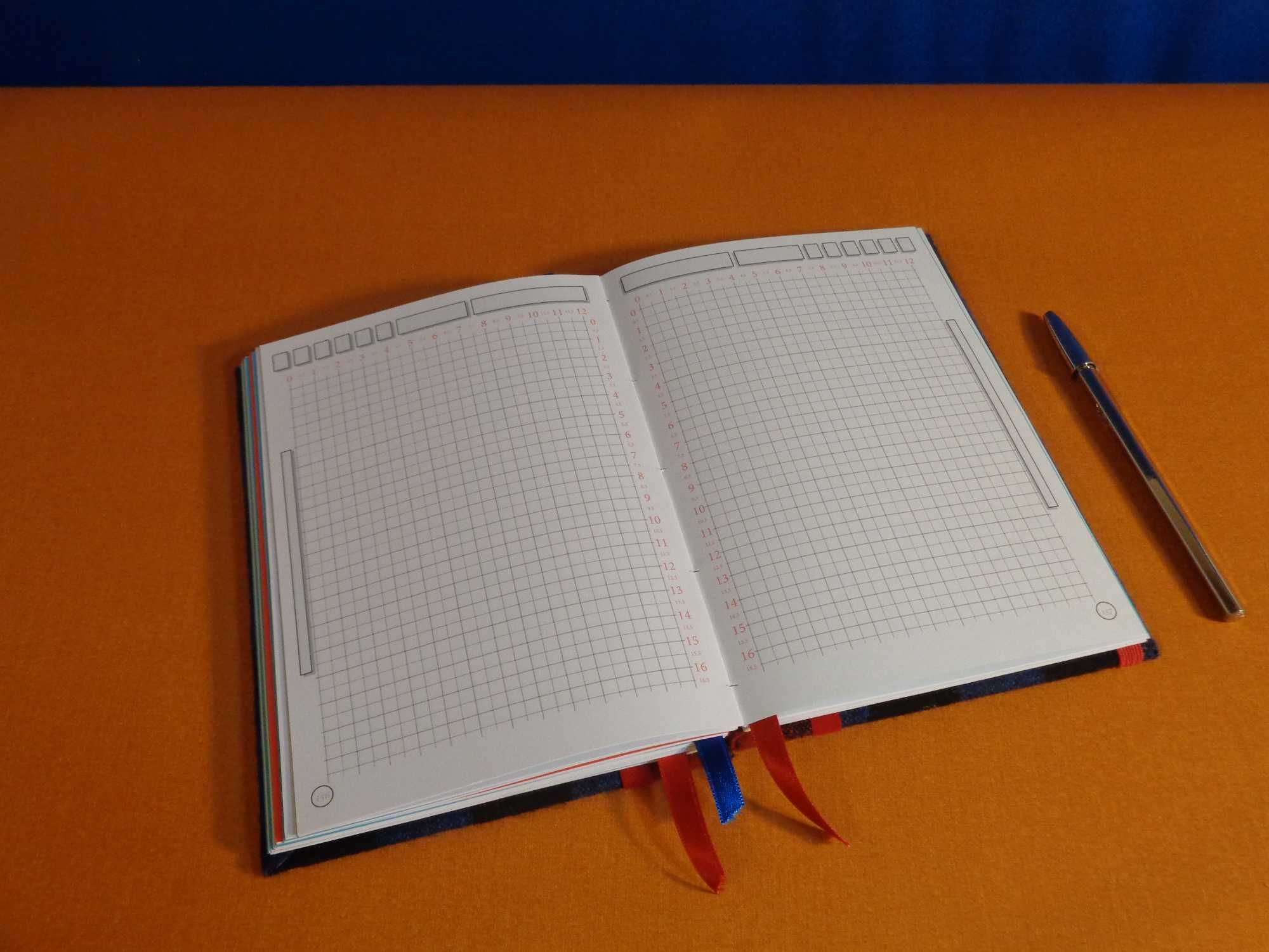 Caderno A5 de Costura Copta. Feito à mão. Hiper resistente e flexível.