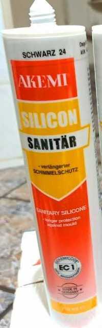 AKEMI Silikon sanitarny "SCHWARZ 24" CZARNY 310ml