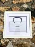 Quadro Chanel Com Saca de Compras Para Decoração