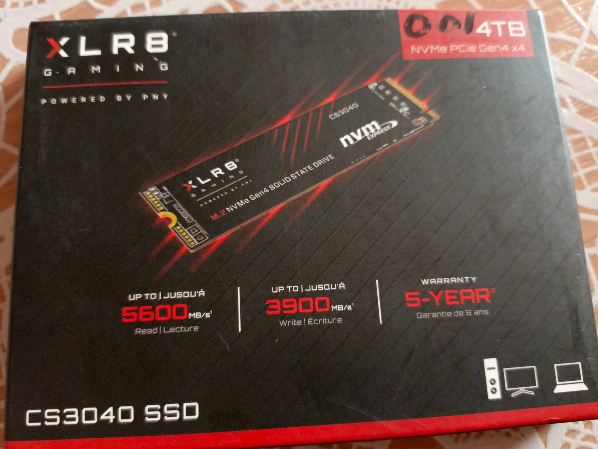 SSD Накопичувач PNY XLR8 CS3040 4 TB (M280CS3040-4TB-RB)