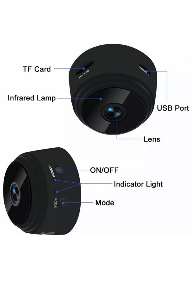 Mini camara funciona por Wi-fi