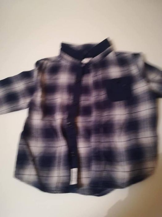 Camisa de flanela da Zara baby boy 12-18 meses