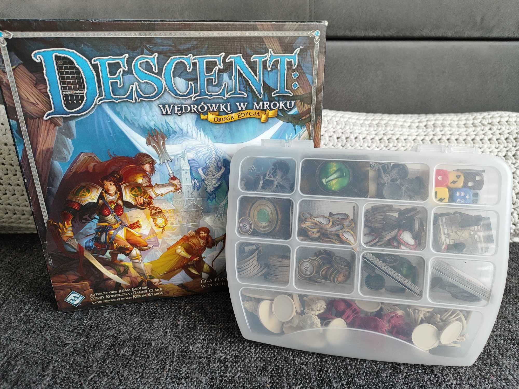 Descent 2 Wędrówki w Mroku + Insert/Dungeon Crawler/Przygoda