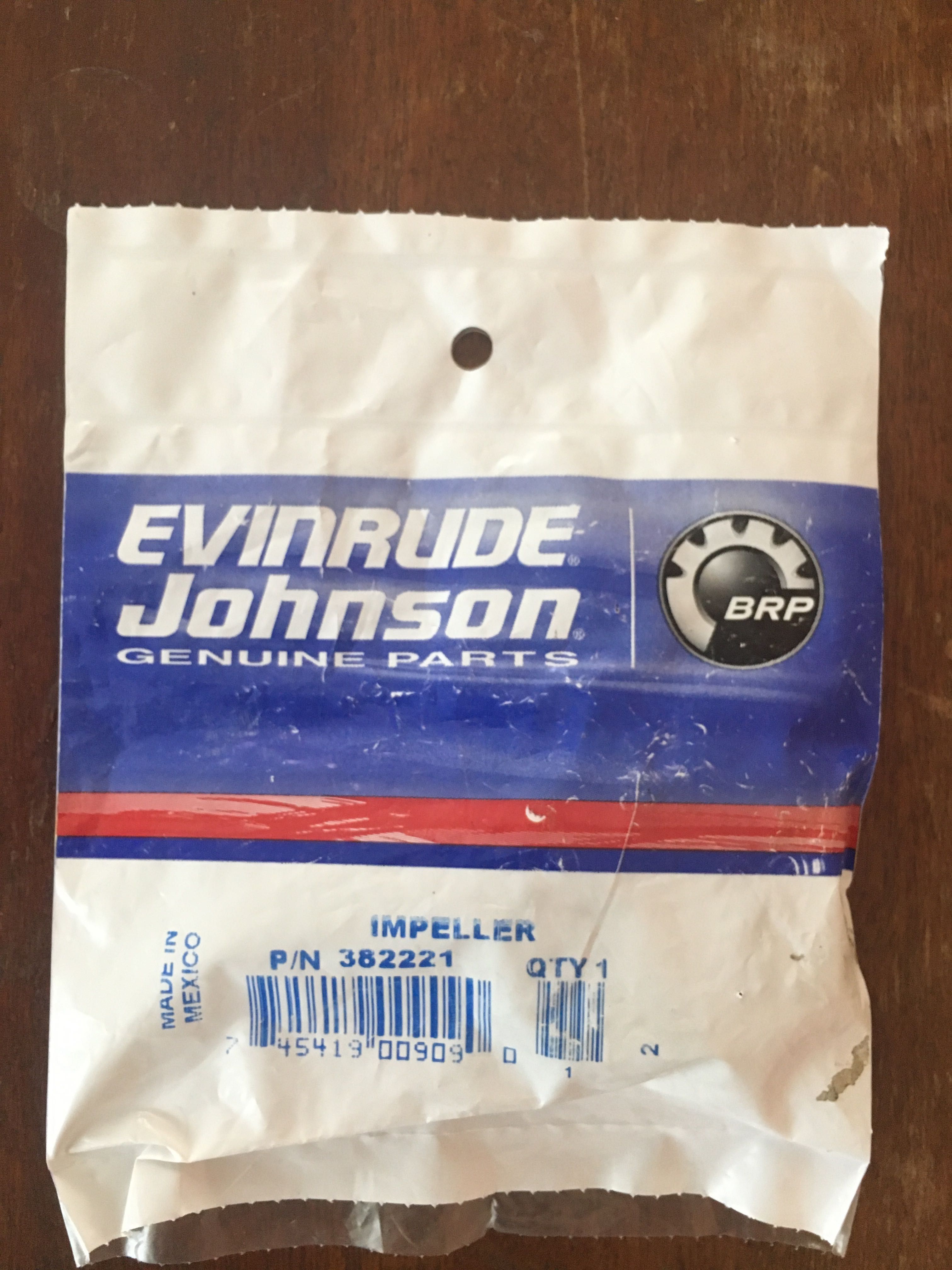 Продам для лодочного мотора крыльчатка Evinrude Johnson