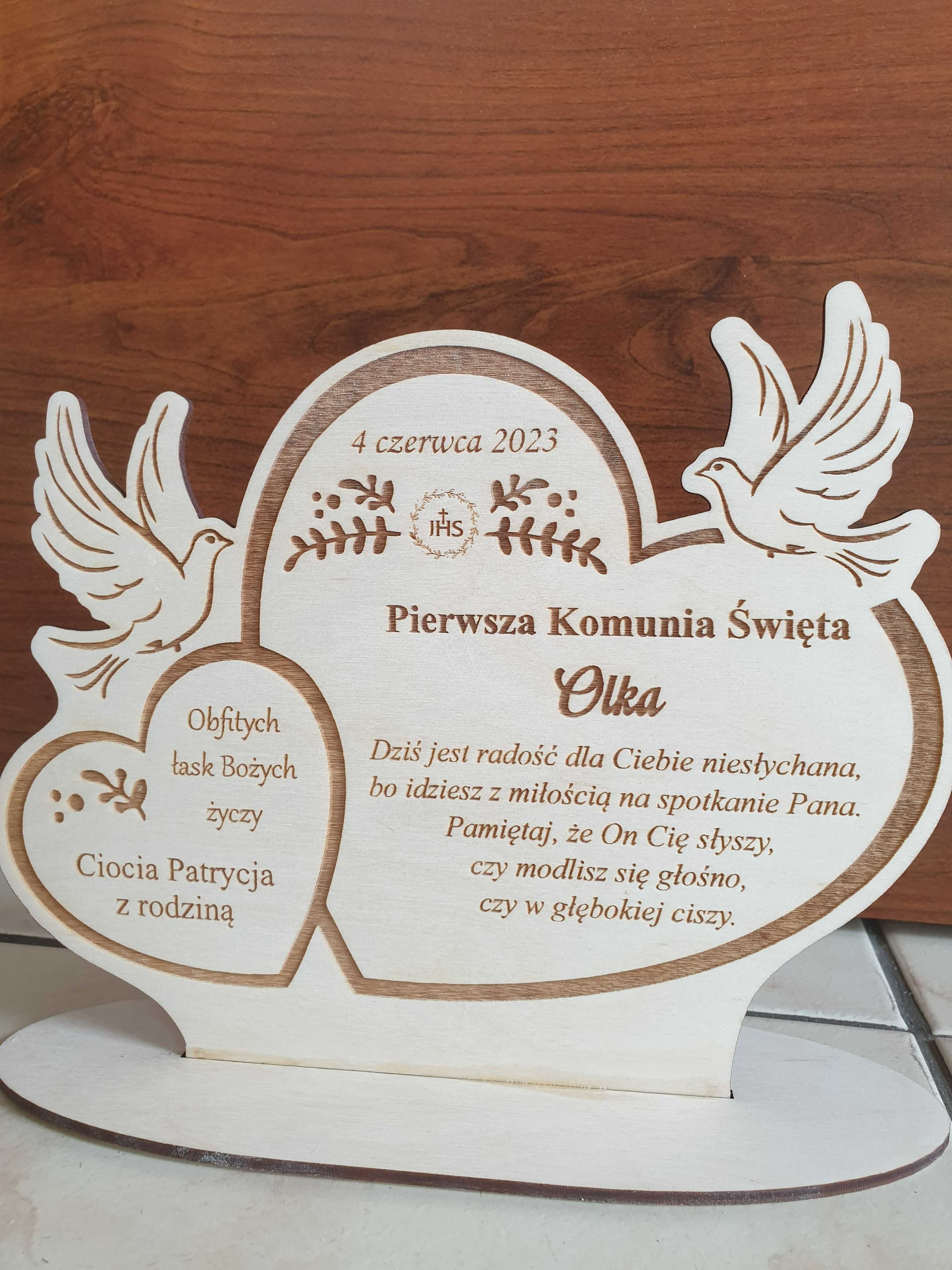 Statuetka Pamiątka Pierwszej Komunii Świętej