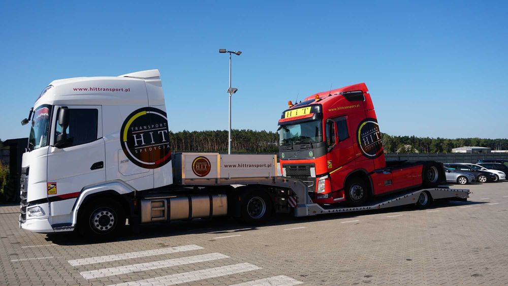 laweta – międzynarodowy transport pojazdów | 1,25€/km | wys. do 3,8m