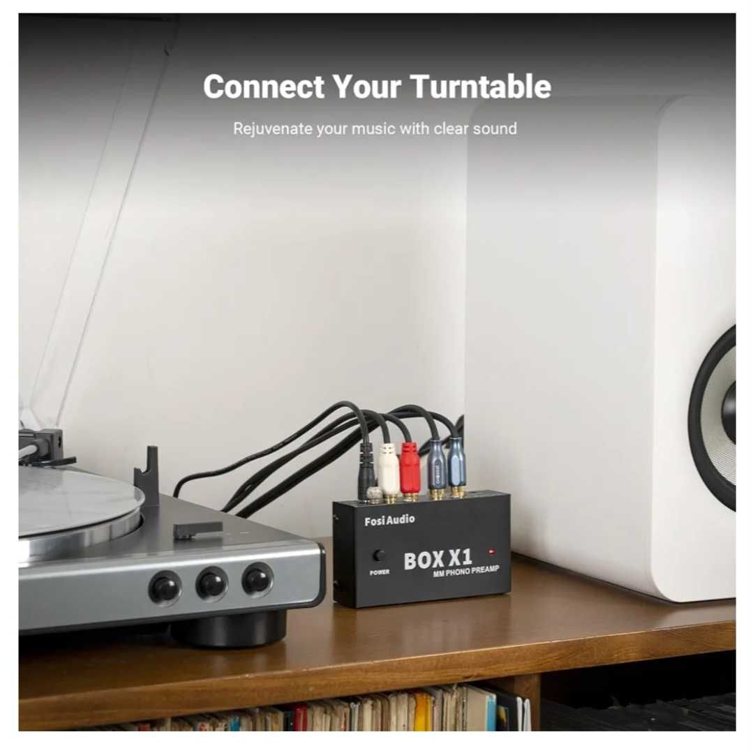 Gramofonowy Przedwzmacniacz Fosi Audio X1 RCA AUX