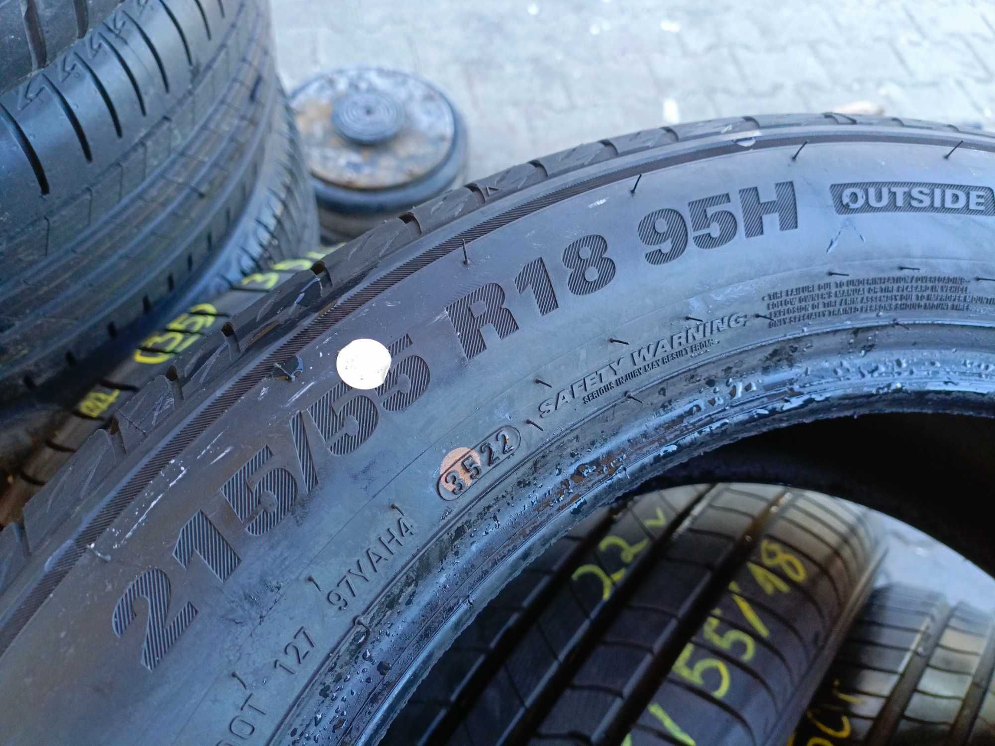 Nowe demo opony letnie 215/55/18 Kumho 2022r