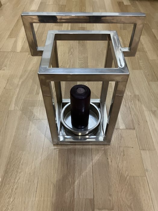 Candeeiro (vela) de chão (Inox)