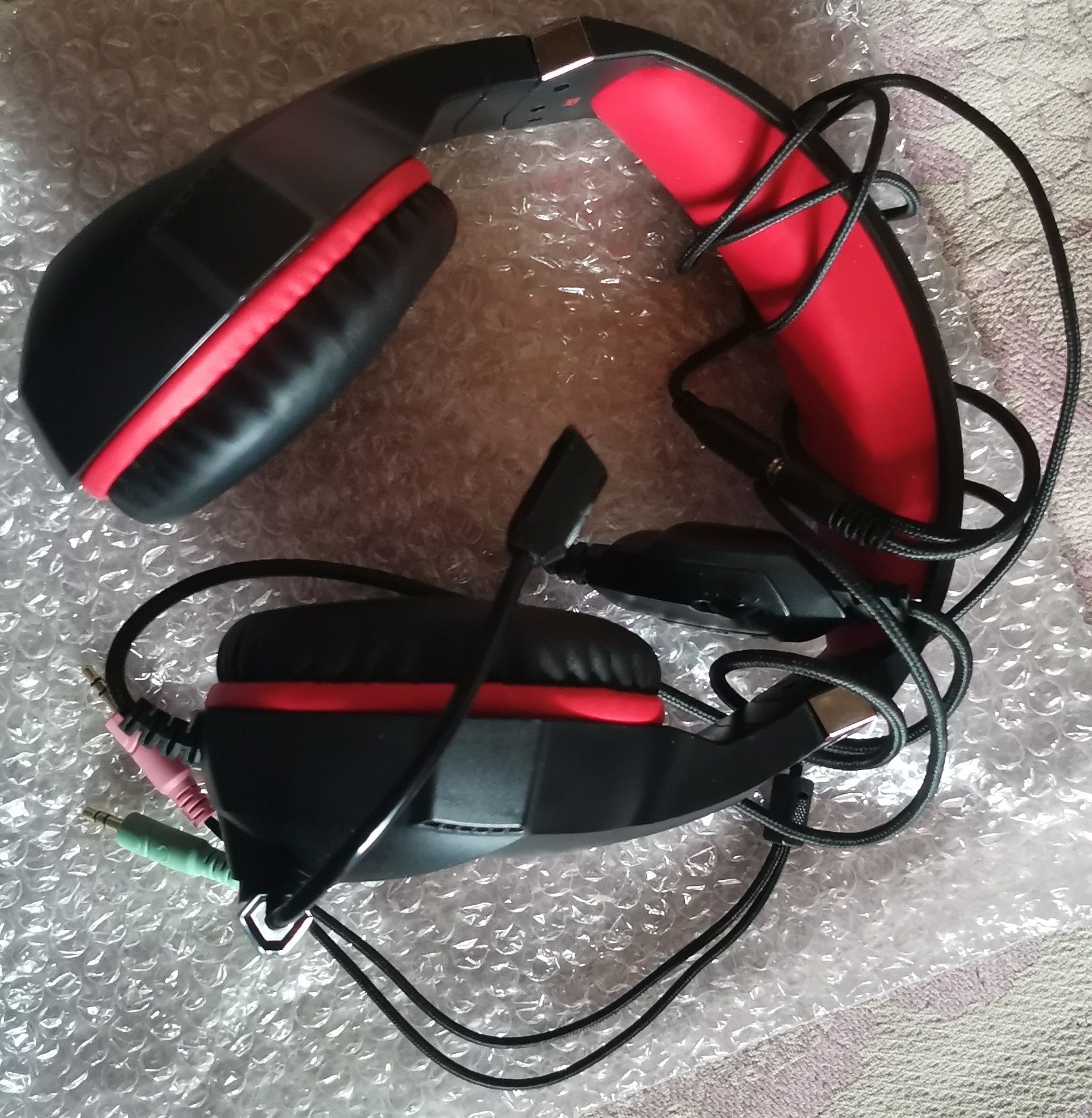 Навушники з мікрофоном REAL-EL GDX-7575MV Gaming, Jack 4Pin+адаптер 1
