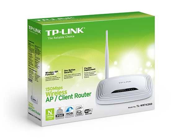 Router TP Link model TL-WR743ND