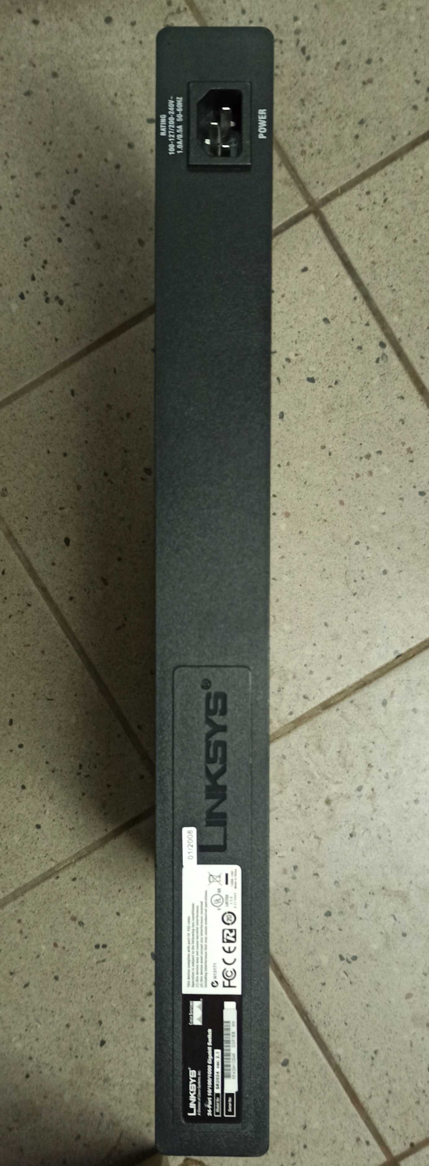 Switch Cisco Linksys SR2024 2xSFP