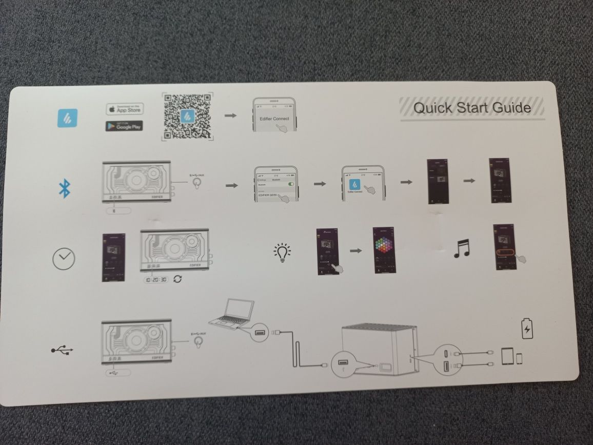 Акустика EDIFIER QD35 колонка з ефектним візуальним формленням Lumia