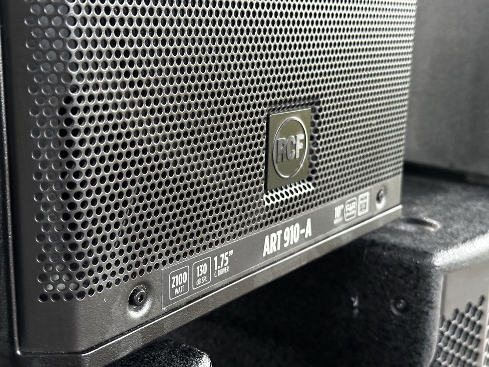 Aktywne głośniki RCF 4x ART 910-A i 2x SUB 8003-AS II idealny stan