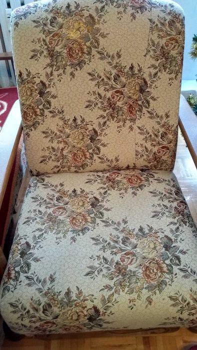 Fotele  2 sztuki stylowe, żakardowe