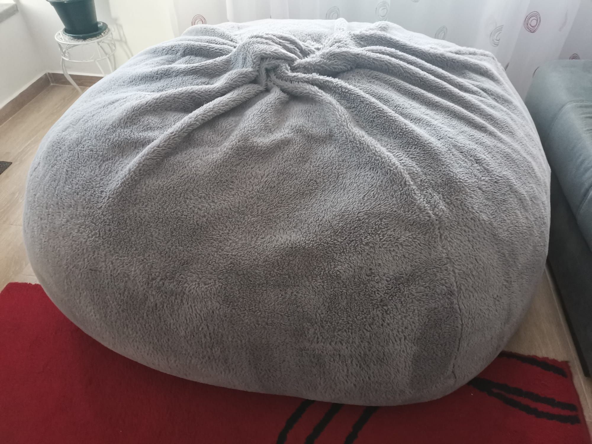 Puff Grande cinzento