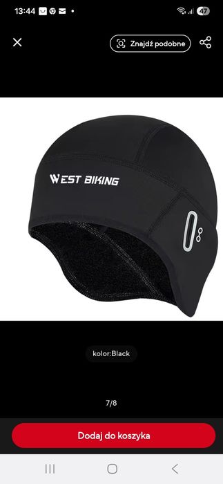Czapka rowerowe rozmiar uniwersalny