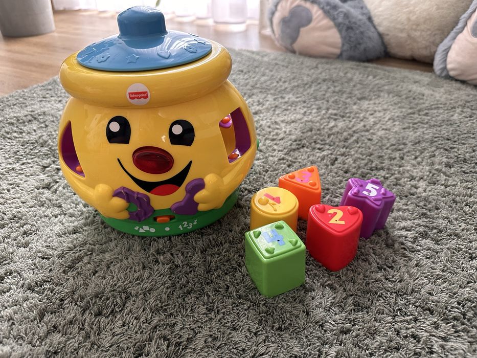 Fisher-Price, Garnuszek na klocuszek, zabawka edukacyjna