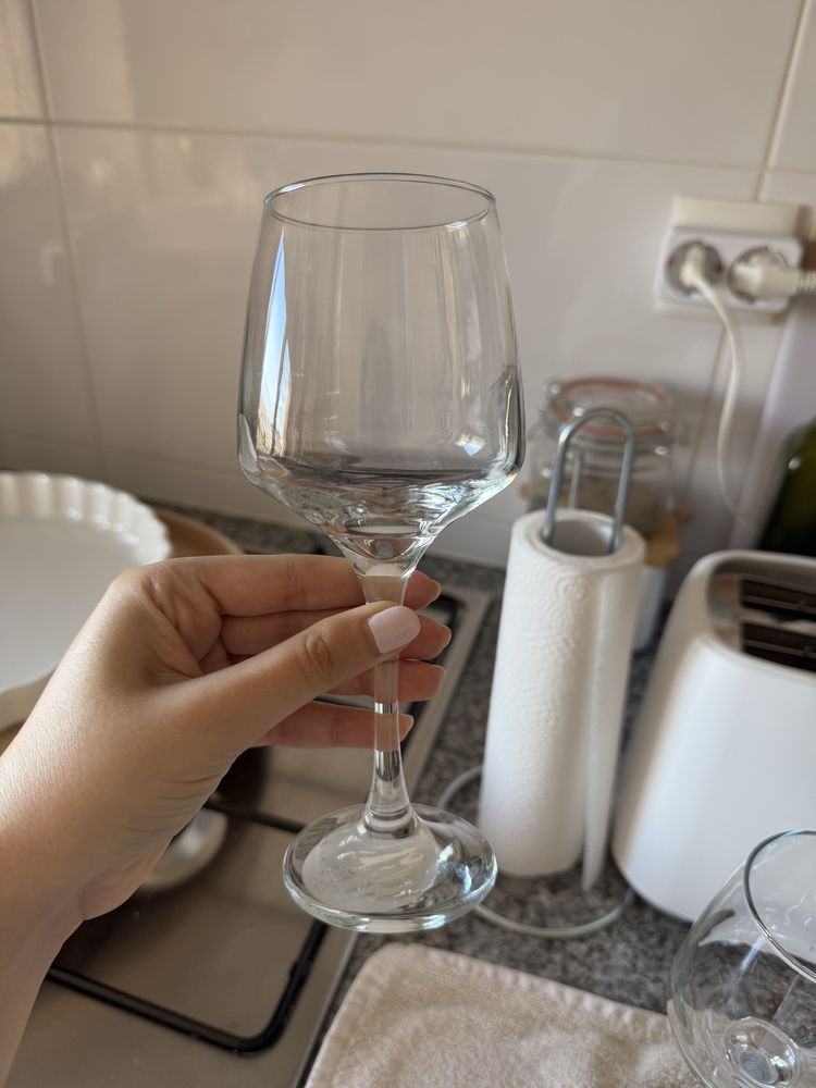 5 copos de vinho 29cl NOVOS