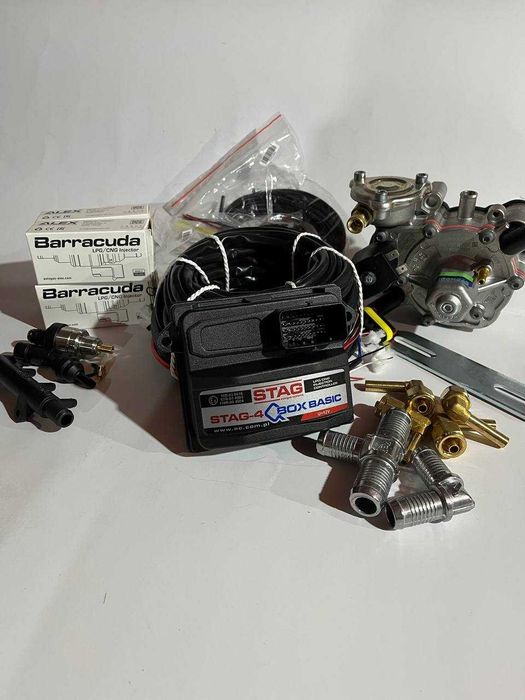 Комплект гбо газової установки 4п 4цил (stag+tomasetto+barracuda)