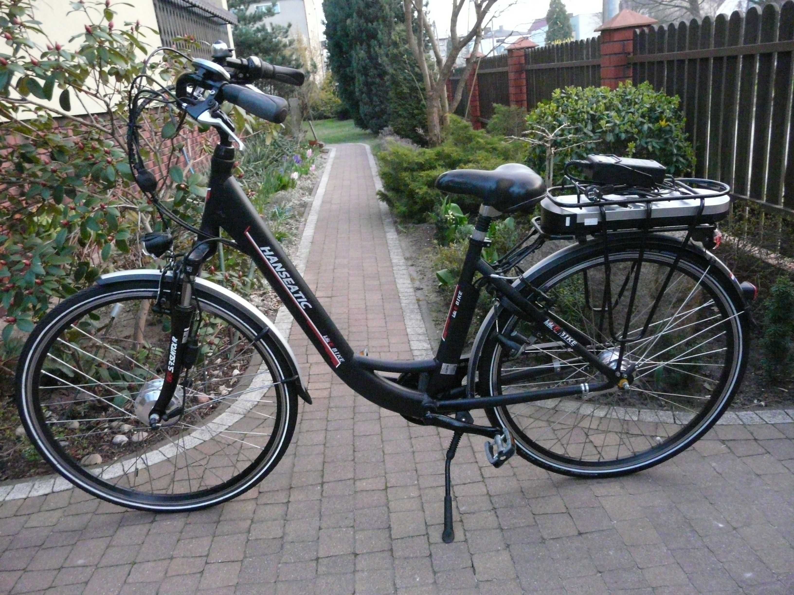 Rower elektryczny HANSEATIC E-Bike 28"/48 ,36V, 11Ah,nożny,sprawny