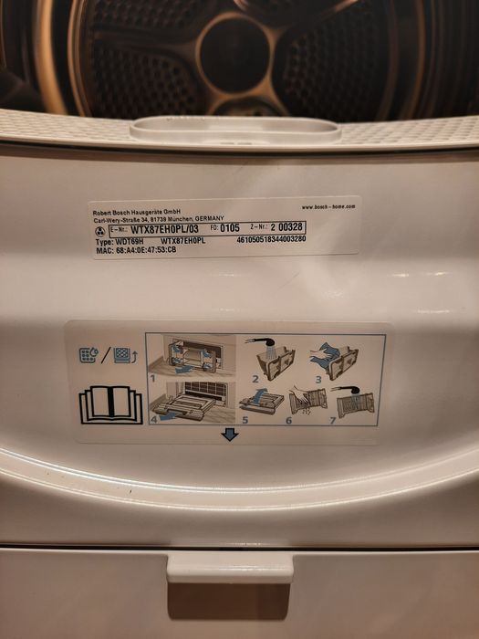 suszarka Bosch 9kg z szufladą