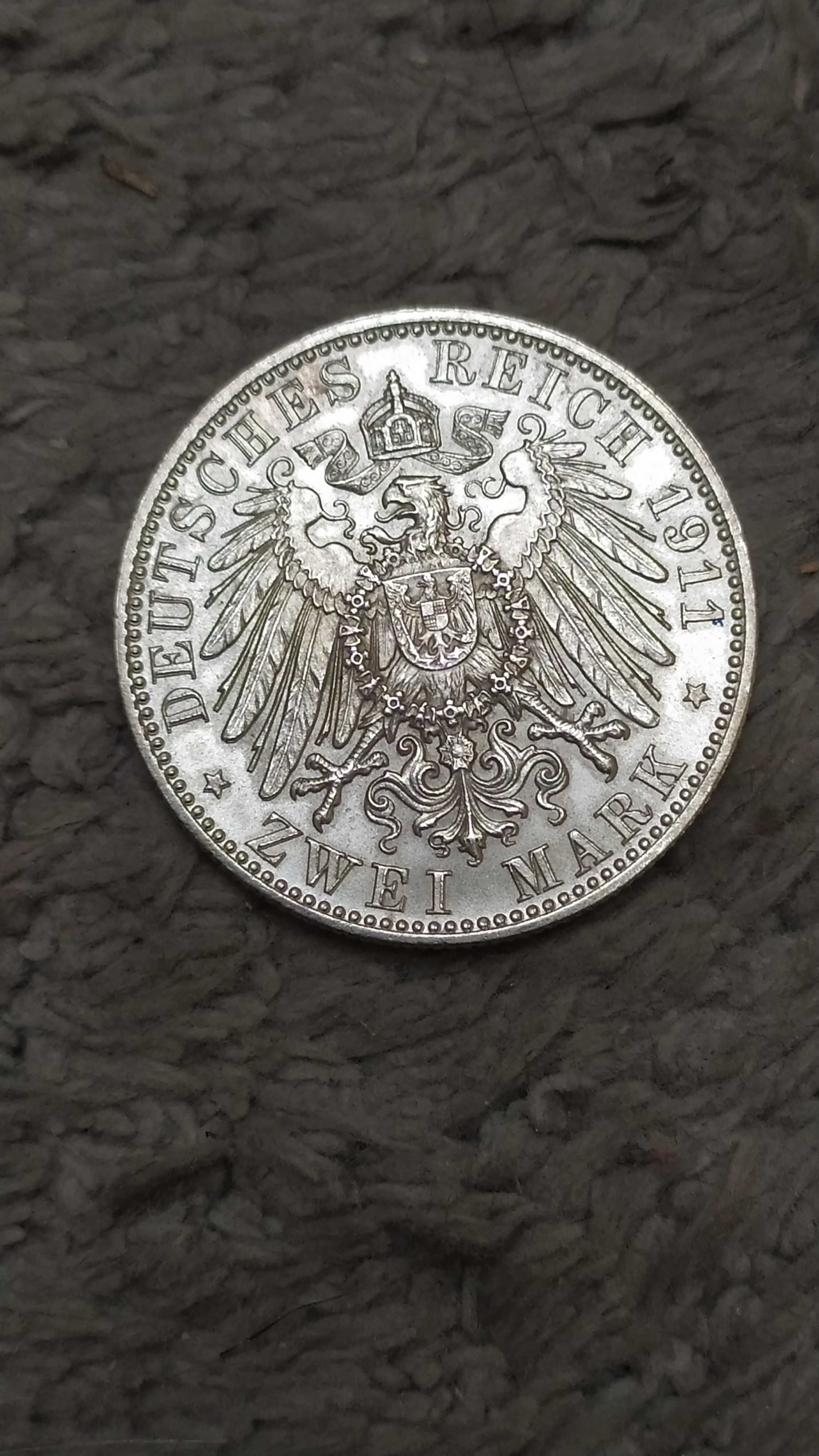 Cesarstwo Niemieckie 2 marki 1911