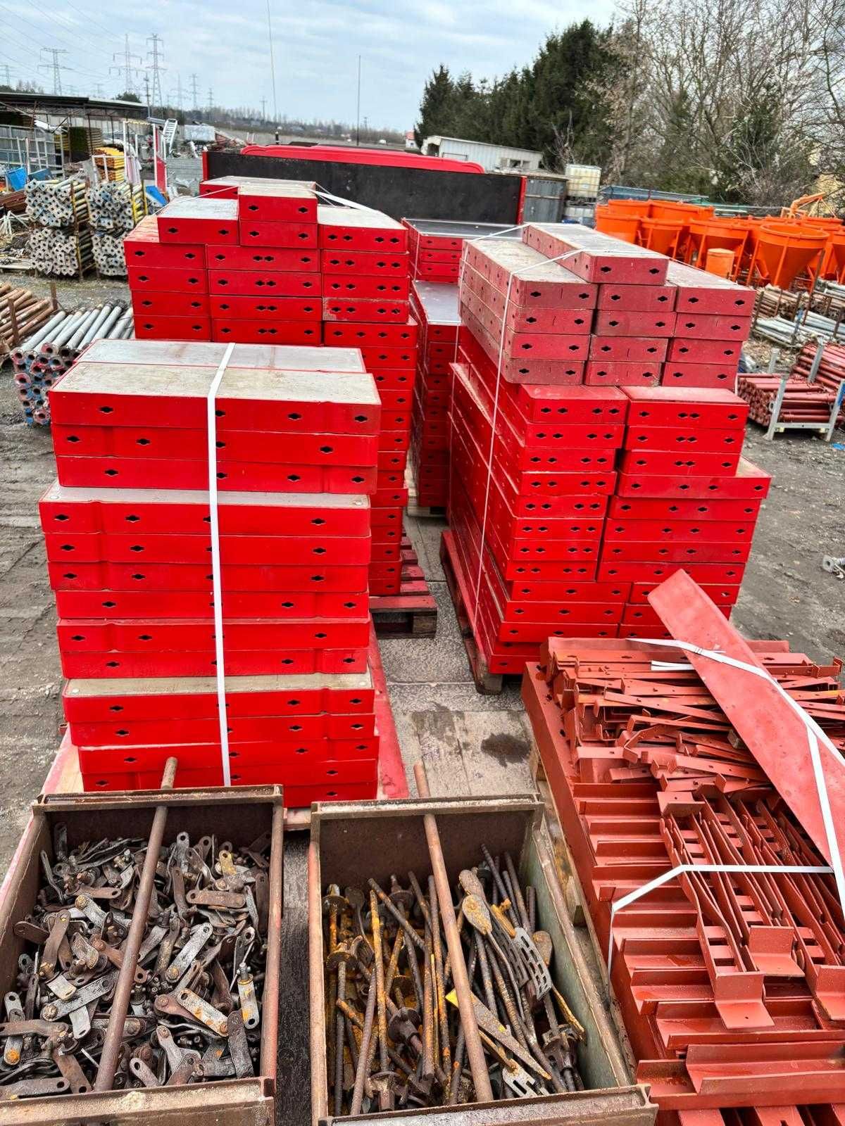 Szalunek szalunki ścienne fundamentowe PASCHAL RASTER 134m2 Lekkie