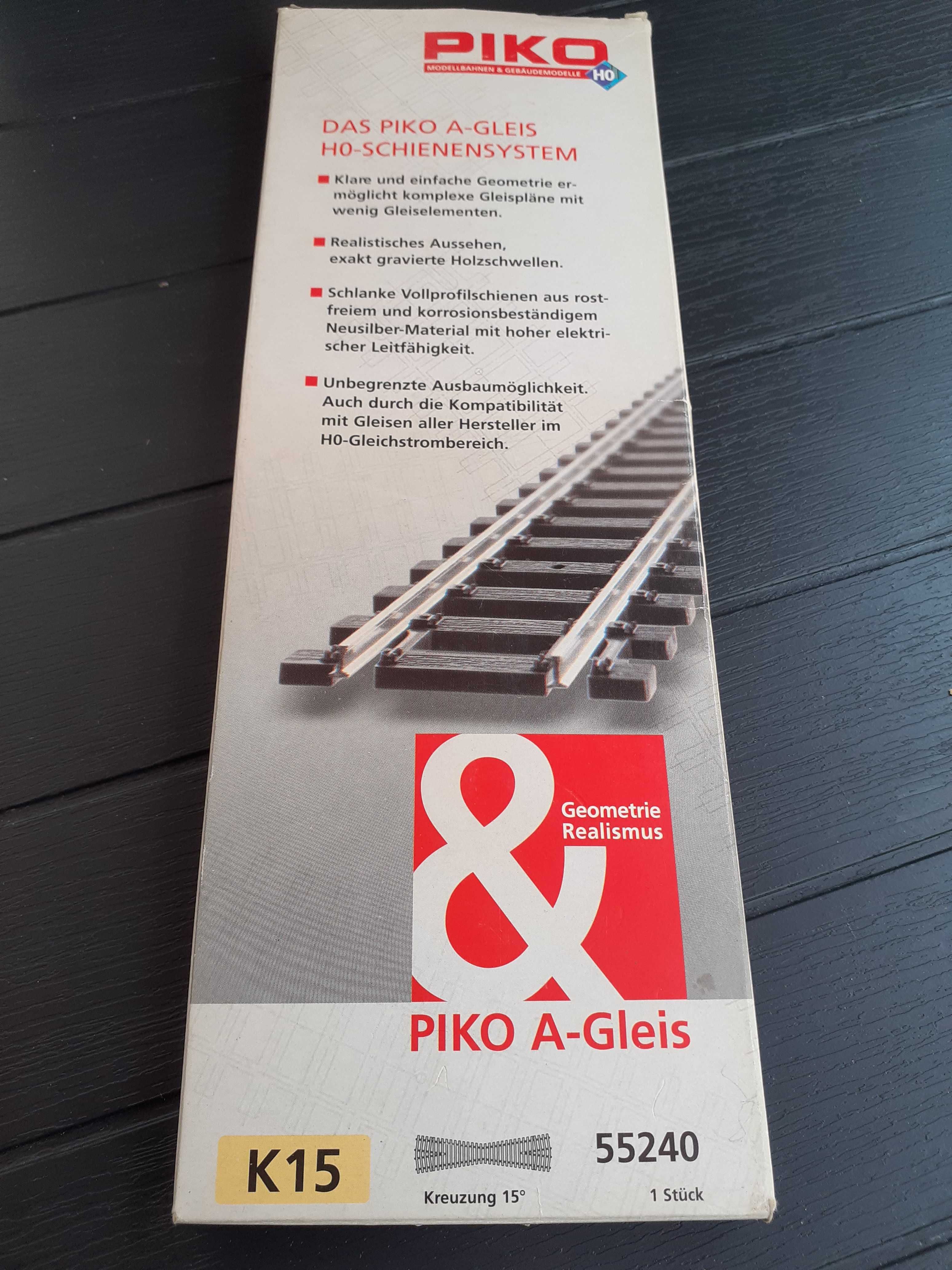 Comboios- PIKO - cruzamento  K15 escala H0 1.87