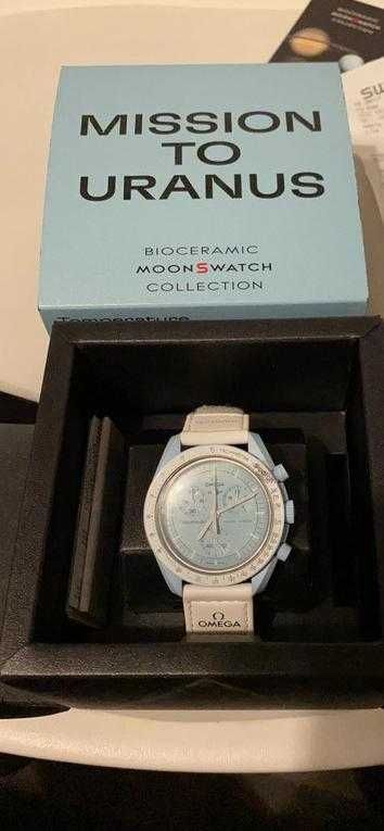 Omega x Swatch Uranus SO33L100 – Biocéramique Limitowany Model