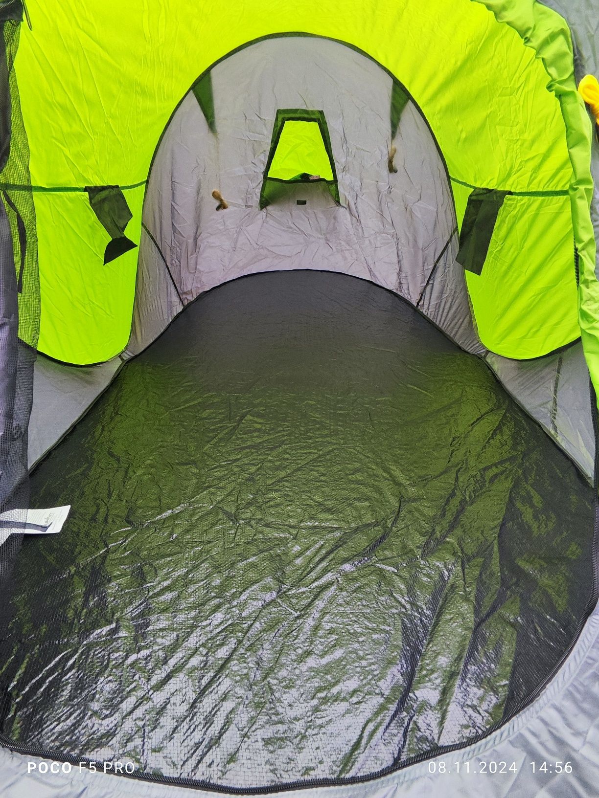 Палатка-автомат Summit 2 Man Pop Up Tent Lime Green